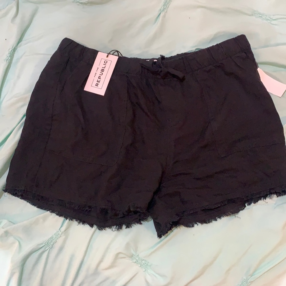 Black shorts